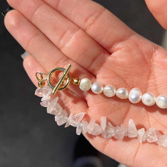 JoeyBaby Pearl & Moonstone Necklace - Picture 3 of 6